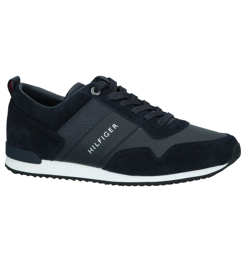 Donkerblauwe Veterschoen Tommy Hilfiger tommy hilfiger kopen in de aanbieding Donkerblauwe Veterschoen Tommy Hilfiger tommy hilfiger kopen in de aanbieding