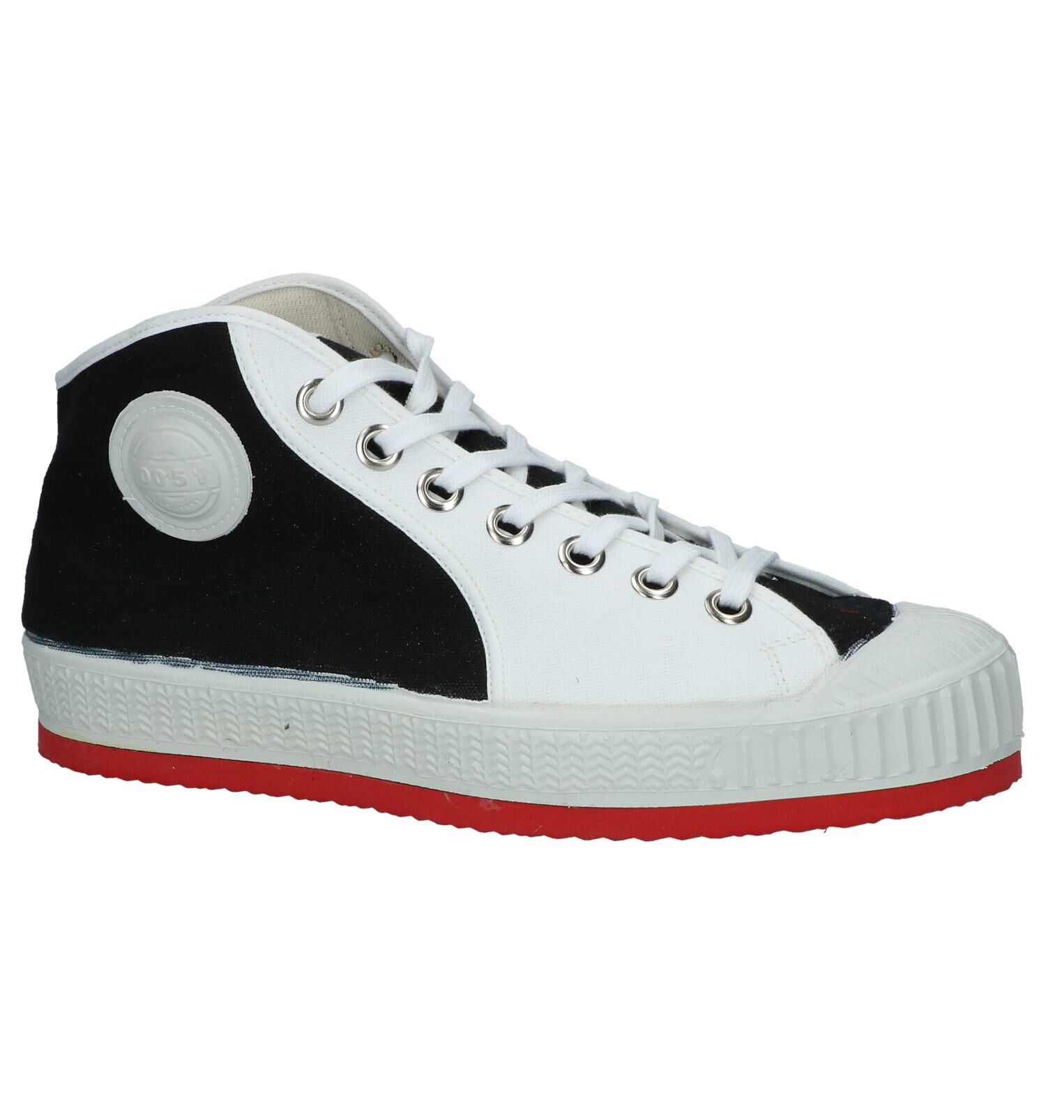 Zwart discount witte schoenen