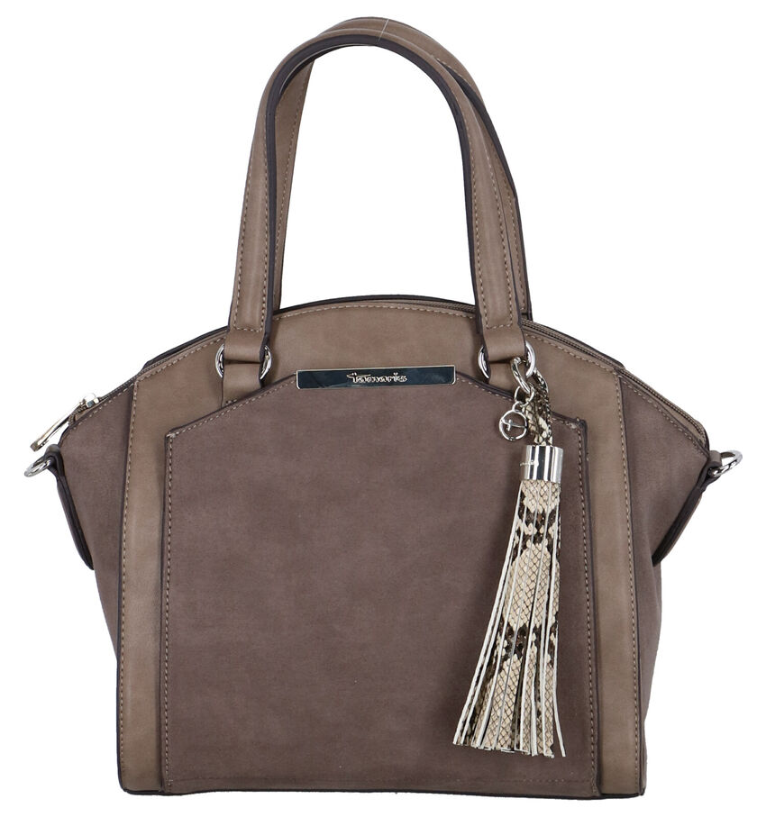 Tamaris Mirela Taupe Handtas tamaris kopen in de aanbieding
