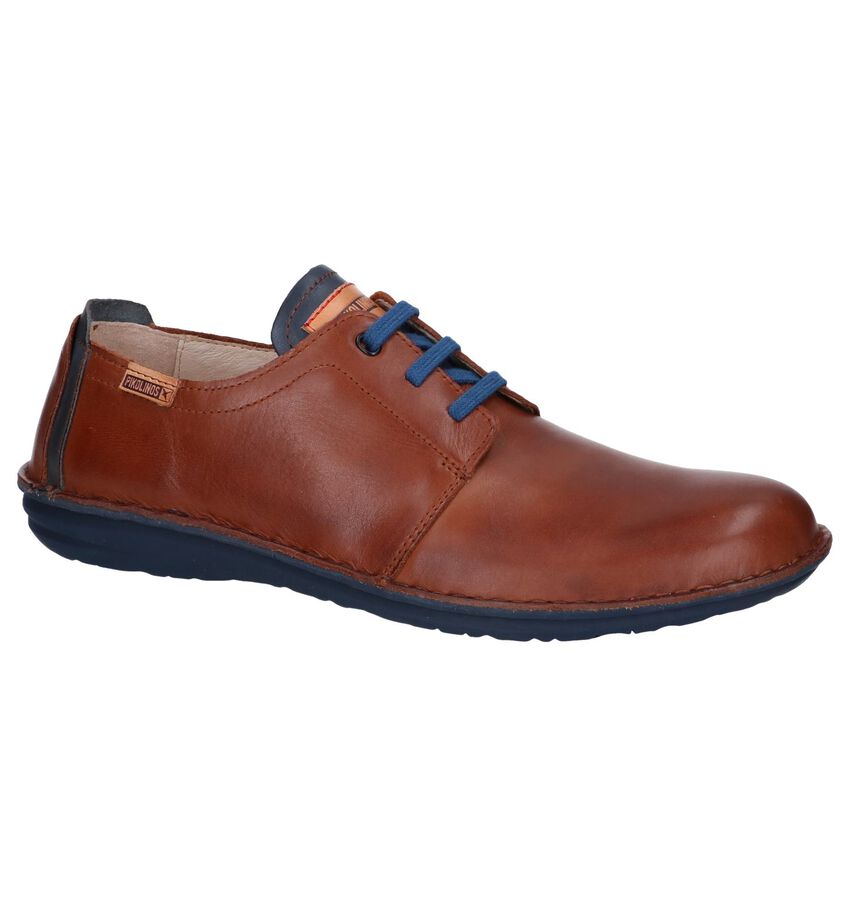 Cognac Casual Veterschoenen Pikolinos Santiago pikolinos kopen in de aanbieding