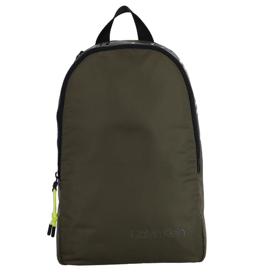 Kaki Rugzak Calvin Klein Trail Round calvin klein kopen in de aanbieding