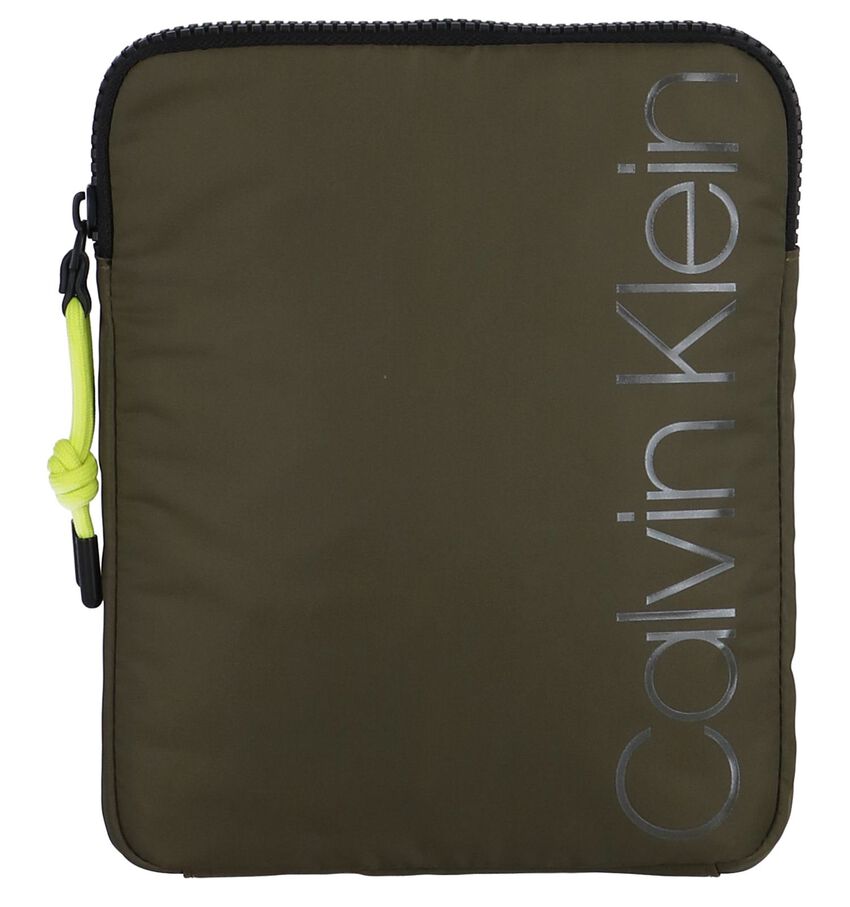 Kaki Crossbodytas Calvin Klein Trail Flat calvin klein kopen in de aanbieding