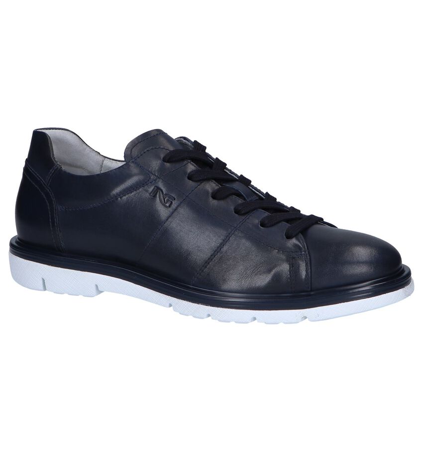 Donkerblauwe Veterschoenen Nerogiardini nerogiardini kopen in de aanbieding Donkerblauwe Veterschoenen Nerogiardini nerogiardini kopen in de aanbieding
