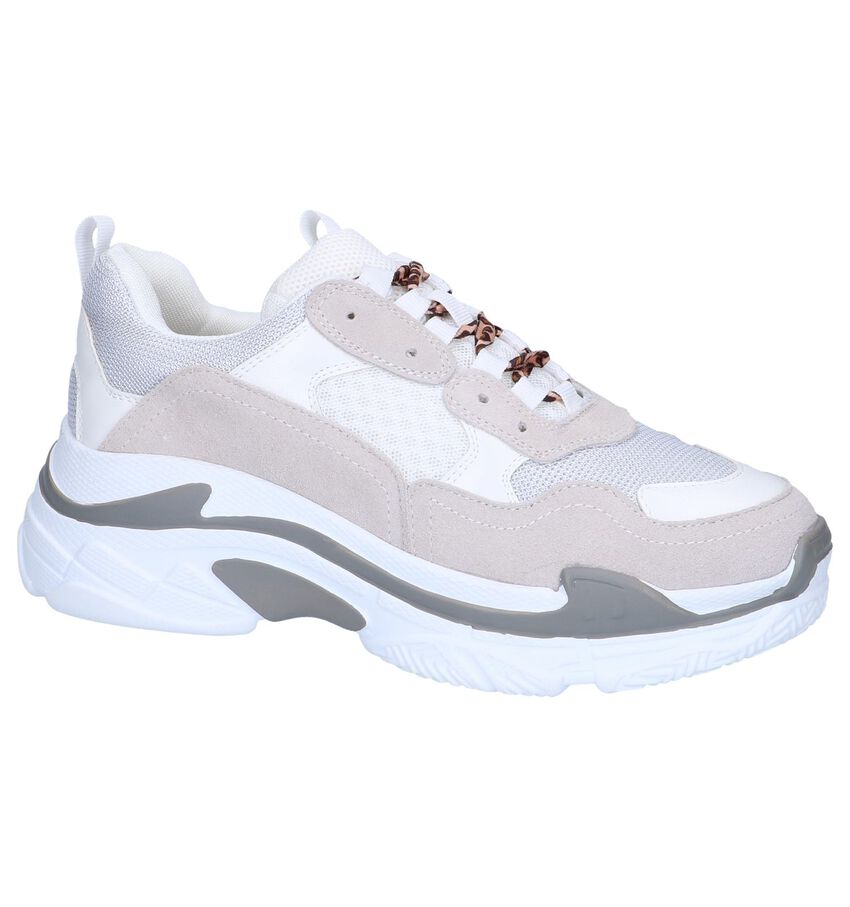 Witte Nineties Sneakers Shoecolate shoecolate kopen in de aanbieding