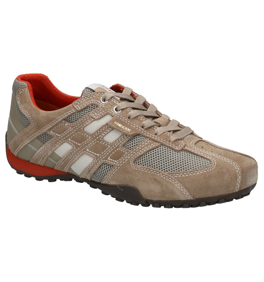 Geox Snake Beige Casual Schoenen