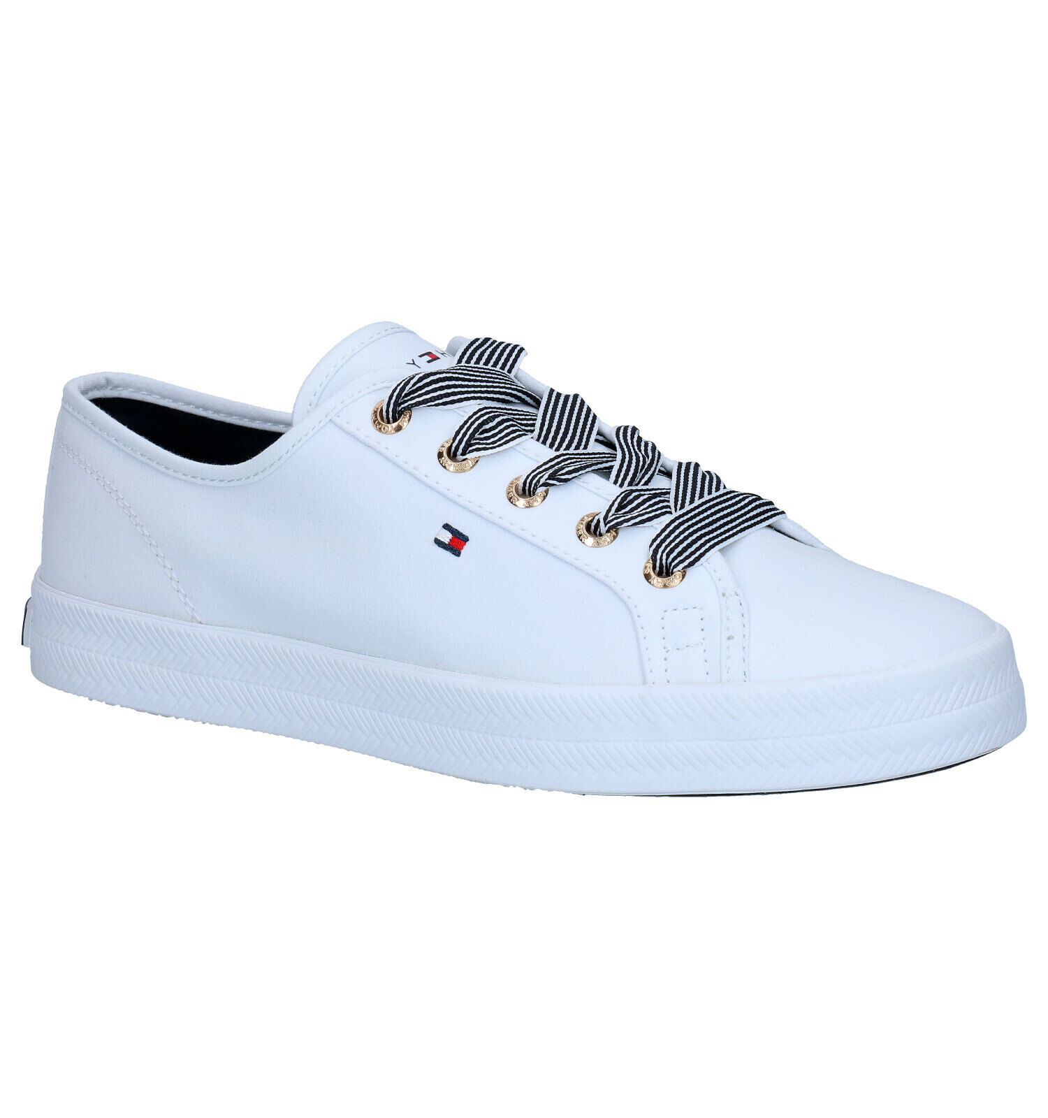 Tommy Hilfiger Essential Nautical Witte Veterschoenen | TORFS.BE | Gratis  verzend en retour
