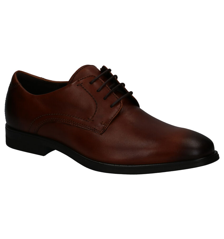 Ecco Melbourne Chaussures Habillées en Marron