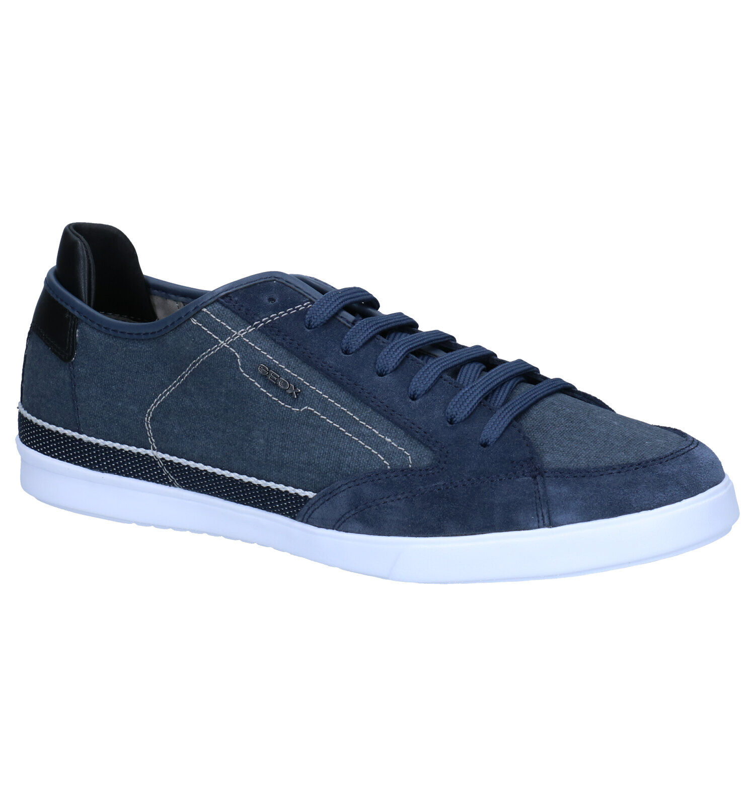 Geox Walee Blauwe Veterschoenen | TORFS.BE | Gratis verzend en retour