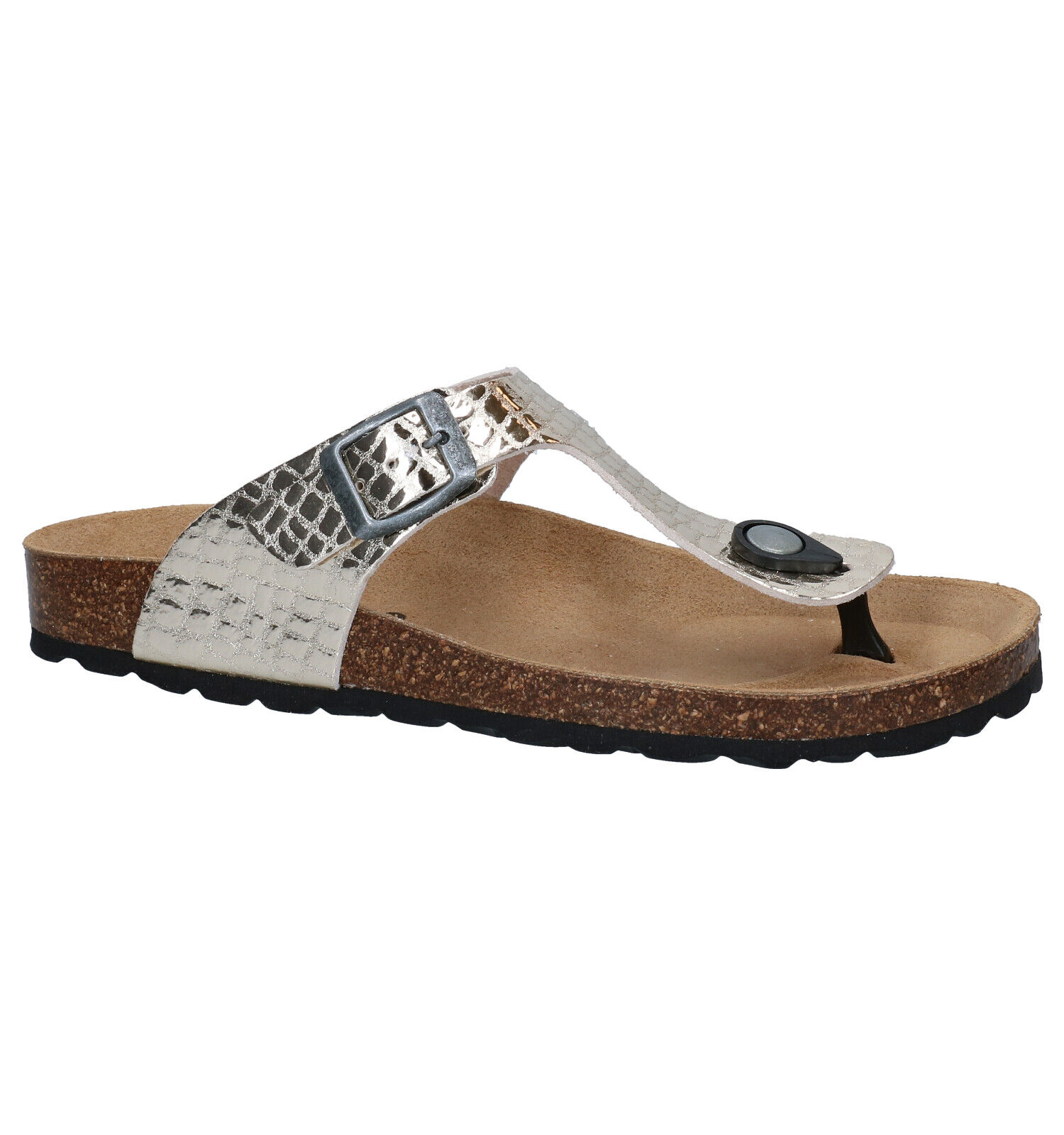 Via Limone Gouden Teenslippers | TORFS.BE | Gratis verzend en retour