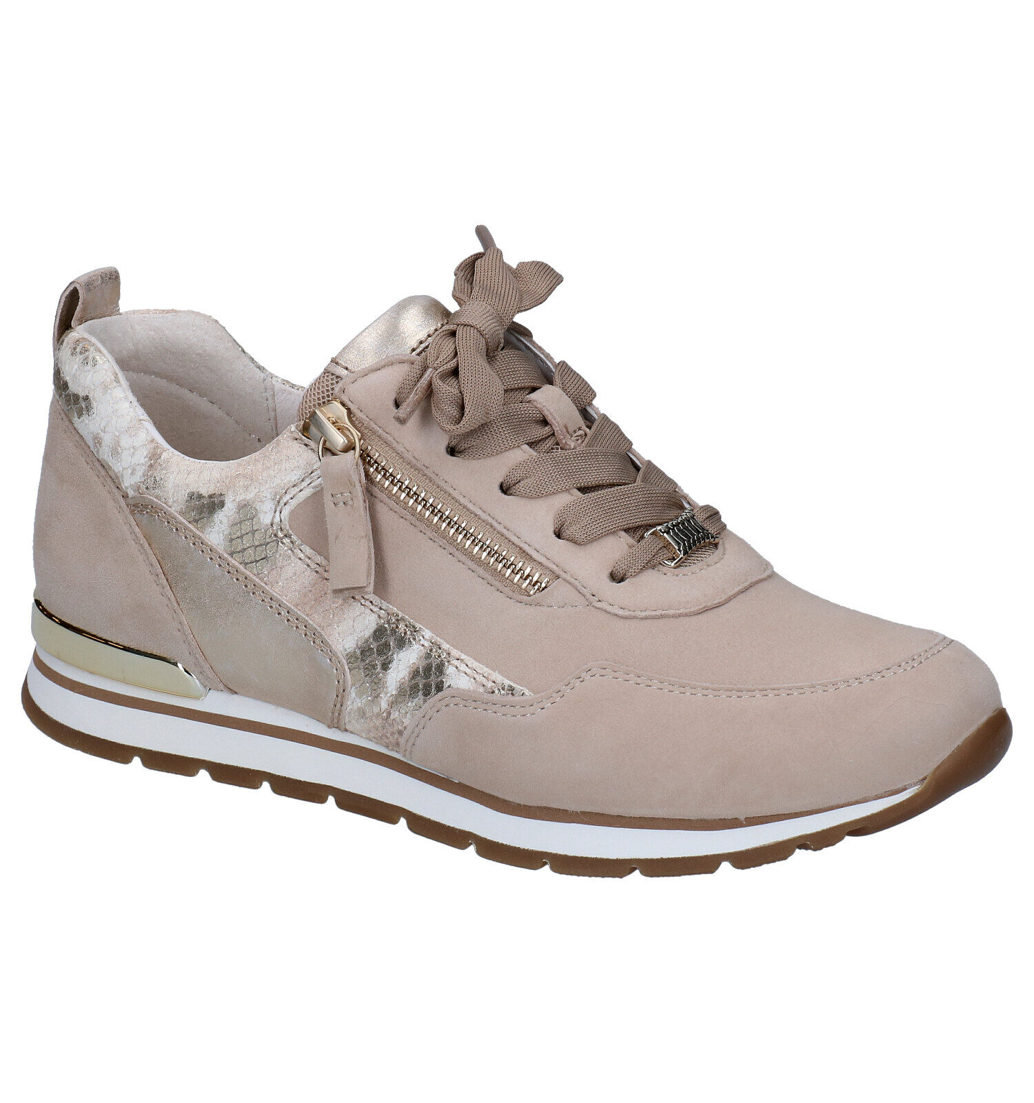Dames sneakers nubuck taupe | Torfs