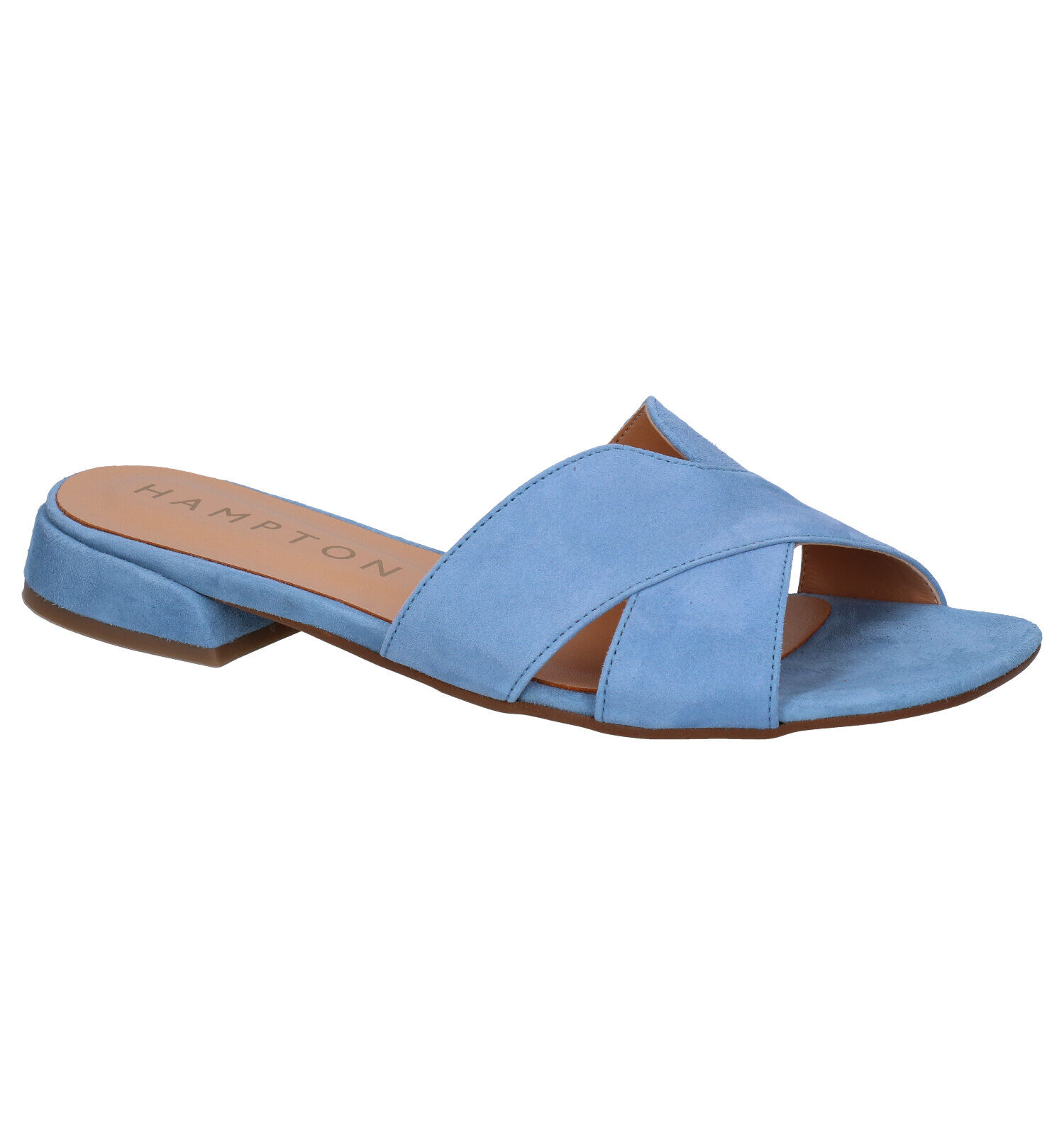 Dames slippers daim blauw | Online op TORFS.BE | Gratis verzending en retour