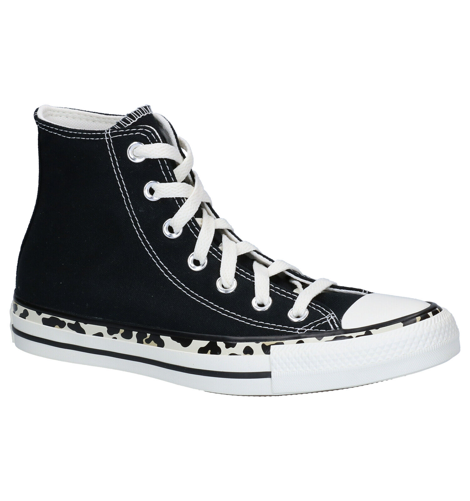 converse hautes noires femme