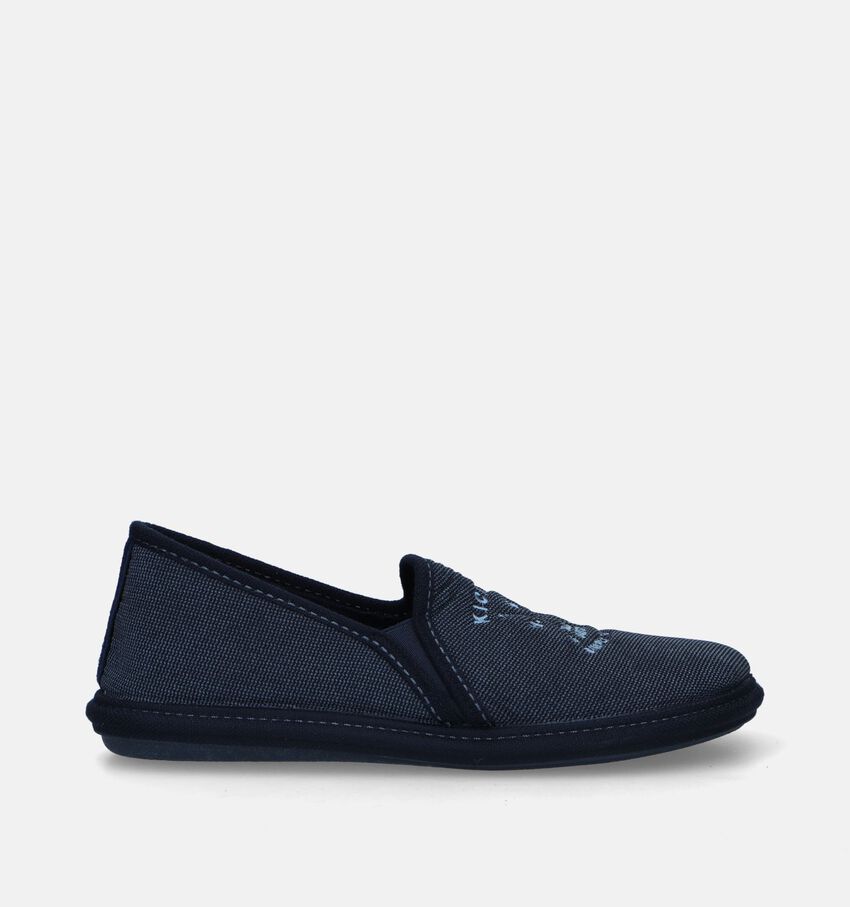 Kickers Blauwe Pantoffels