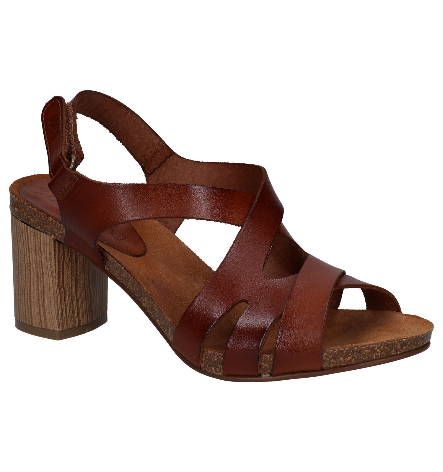 hee sandalen cognac