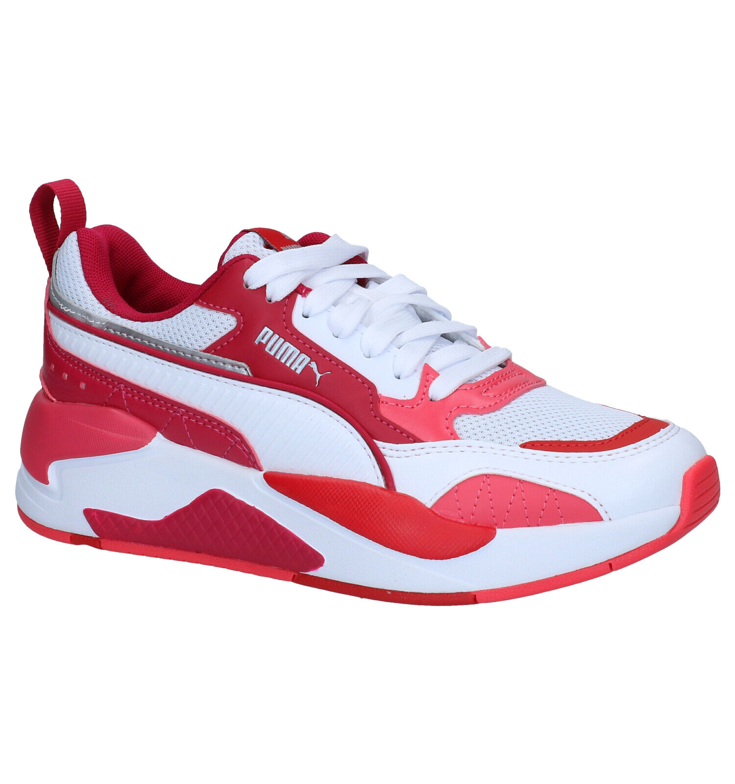 Dames sneakers stof rood | Torfs
