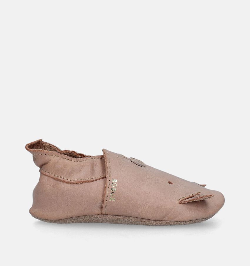 Bobux Caramel Woof Chaussons bébé en Beige