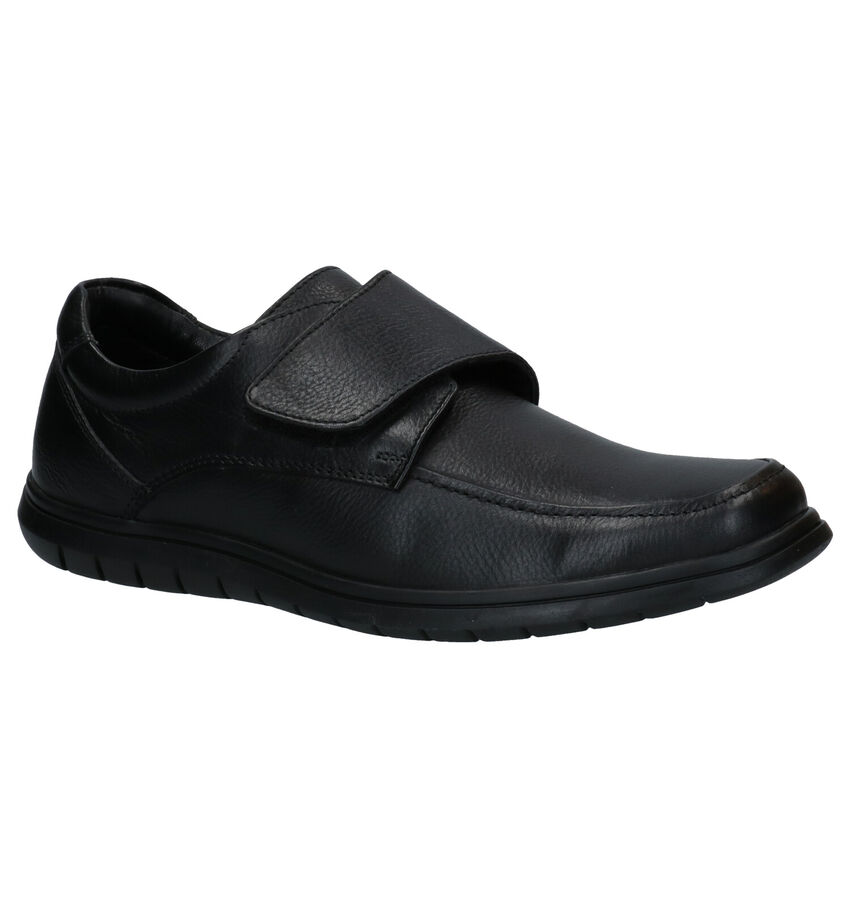 Comfort Plus Zwarte Velcroschoenen
