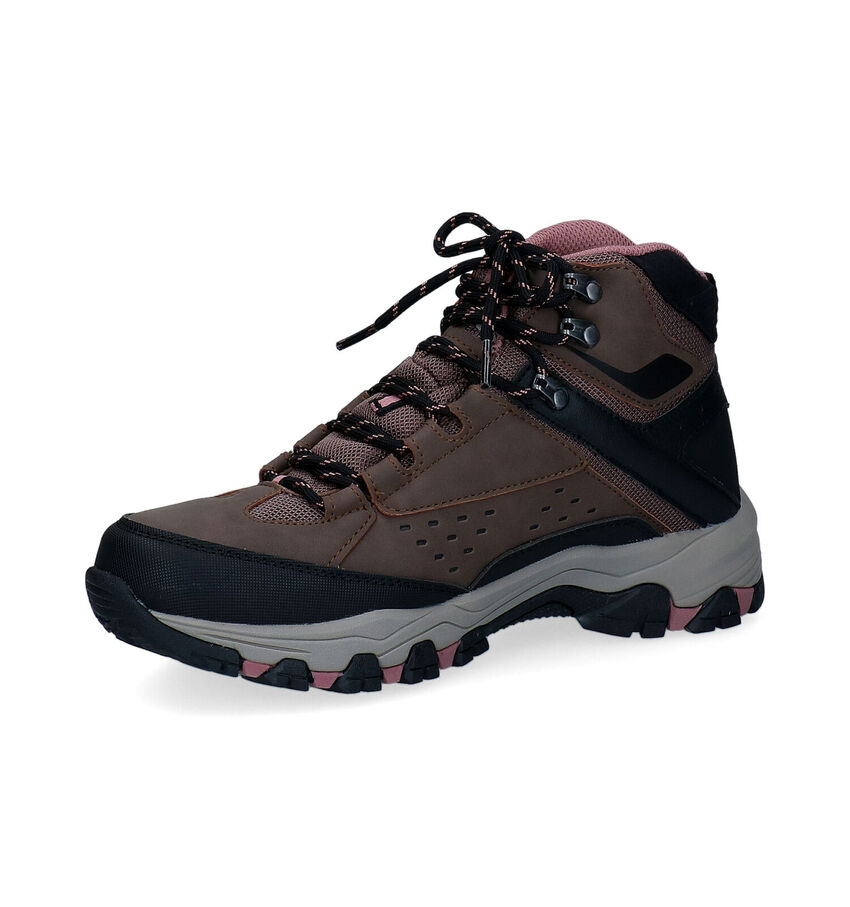 Skechers Selmen Chaussures de randonnée en Marron