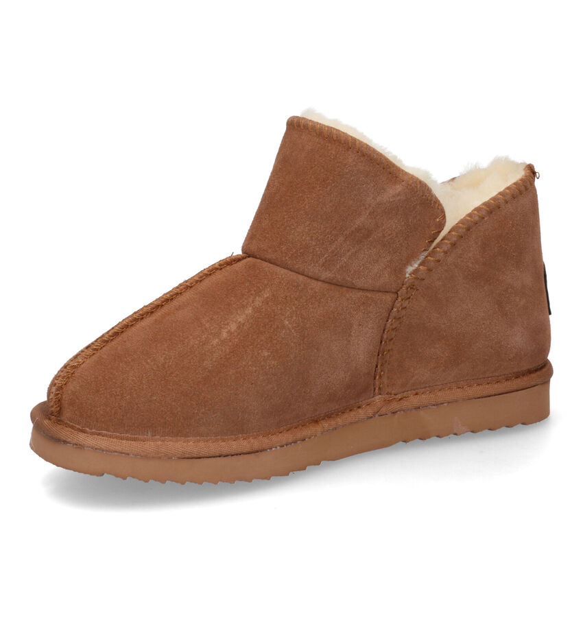 Warmbat Willow Pantoufles en Cognac
