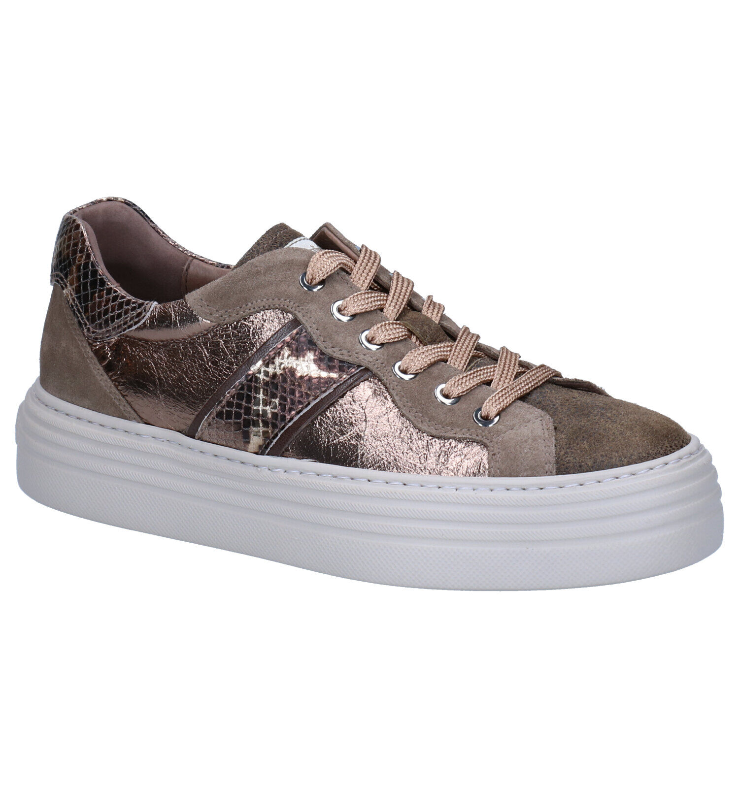 Bronzen veterschoenen dames | Online op TORFS.BE | Gratis verzending en  retour