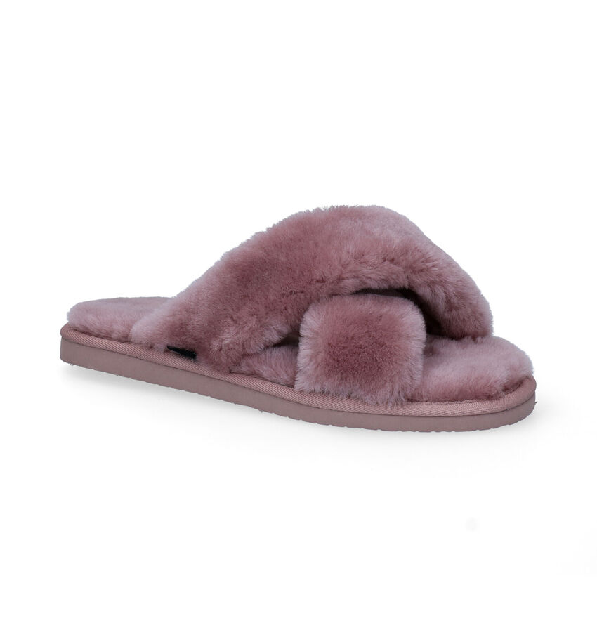 Bullboxer Pantoufles ouvertes en Rose