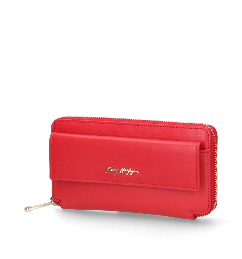 Tommy Hilfiger Iconic Portefeuille en Rouge