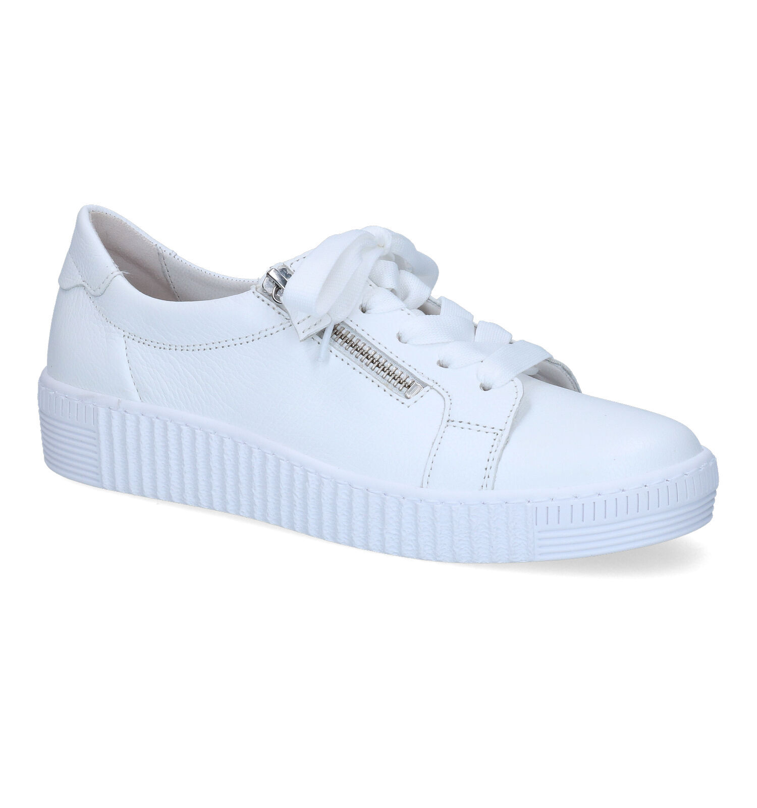 Gabor Best Fitting Witte Veterschoenen | TORFS.BE | Gratis verzend en retour