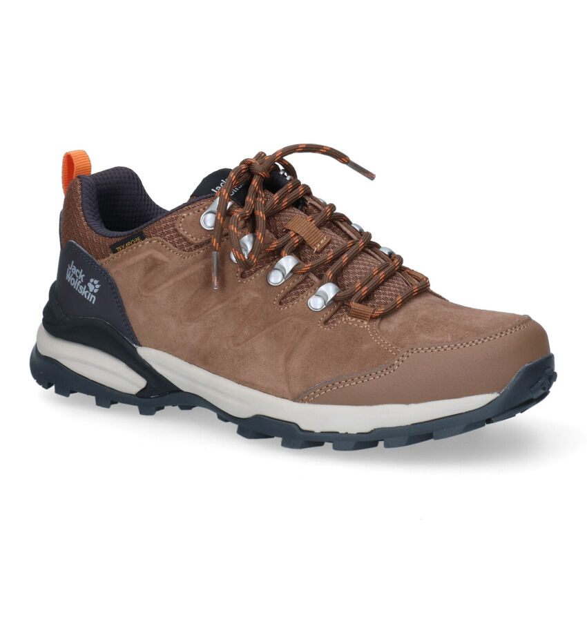 Jack Wolfskin Refugio Texapore Bruine Wandelschoenen