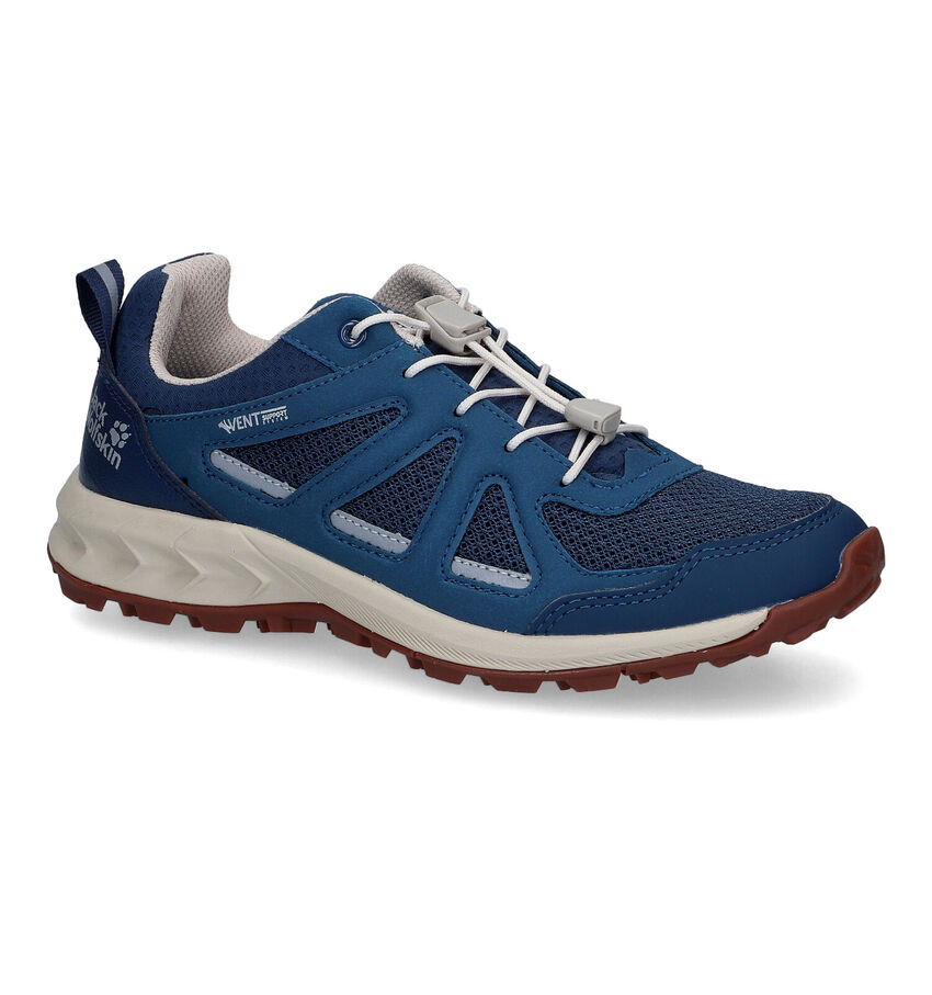 Jack Wolfskin Woodland 2 Vent Chaussures de randonnée en Bleu