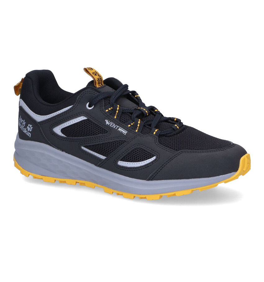 Jack Wolfskin Vojo 3 Vent Zwarte Wandelschoenen