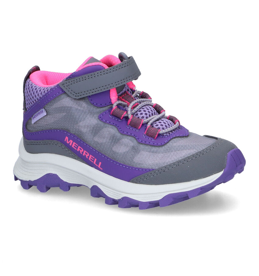 Merrell Moab Speed Mid Grijze Wandelschoenen