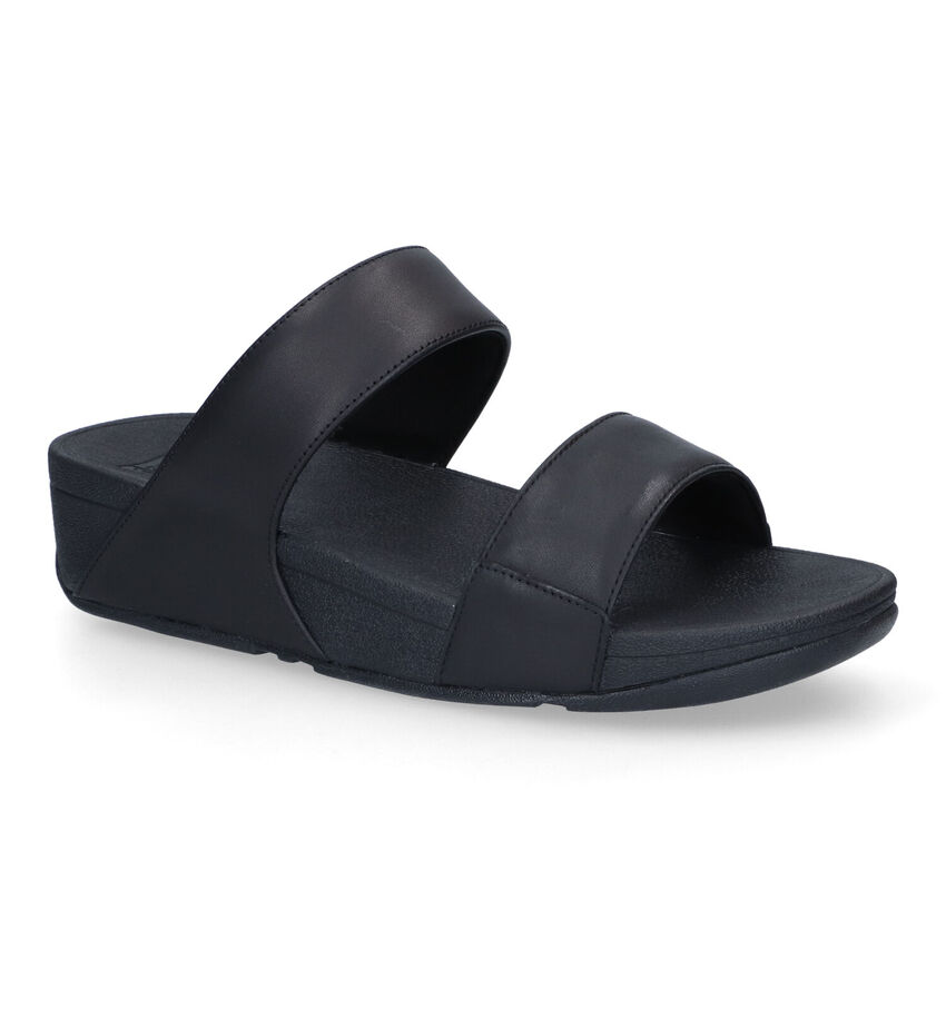 Fitflop Lulu Slide Zwarte Slippers