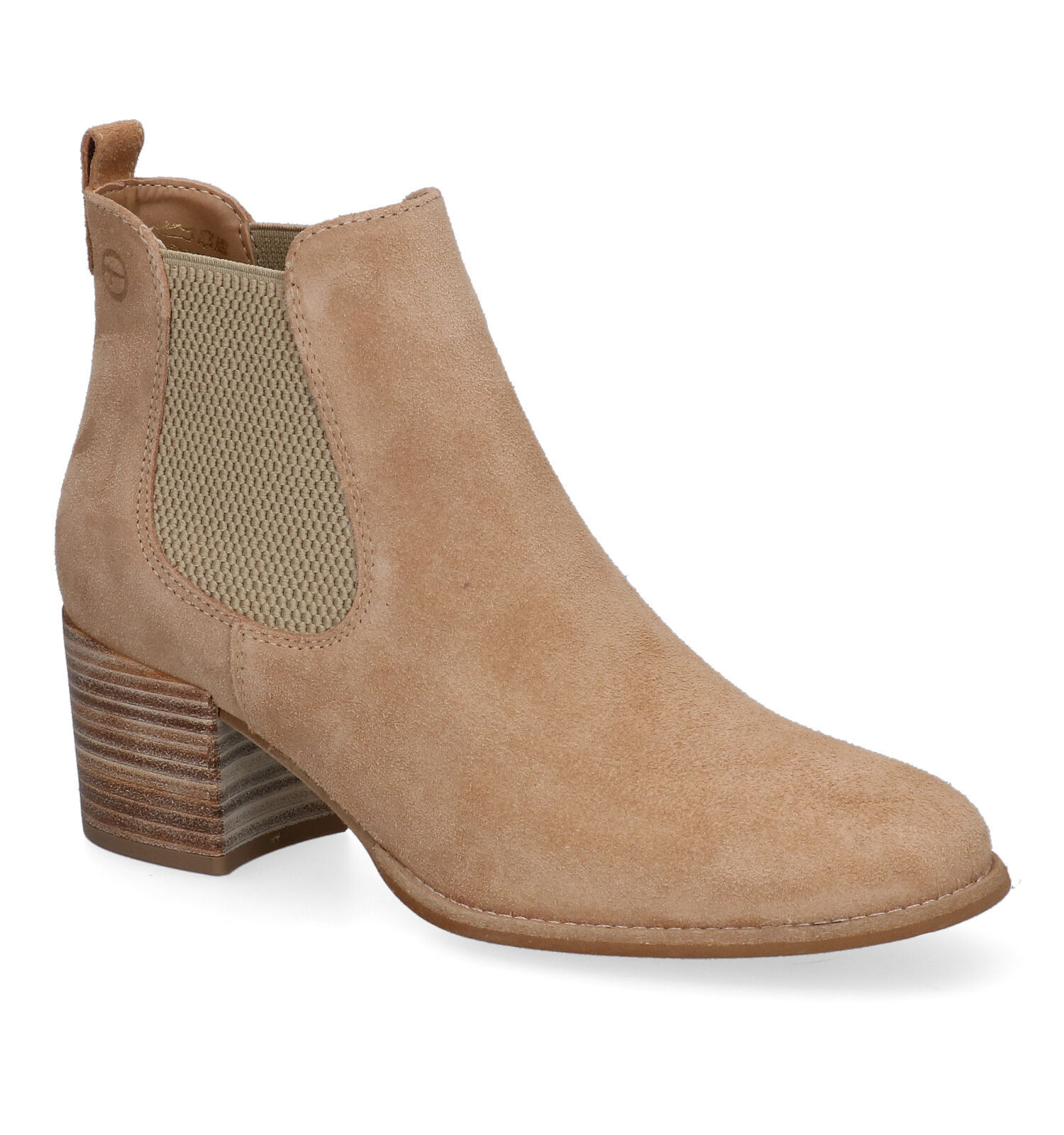 Tamaris Jessy Enkellaars Dames Bruin - Schoenen.nl