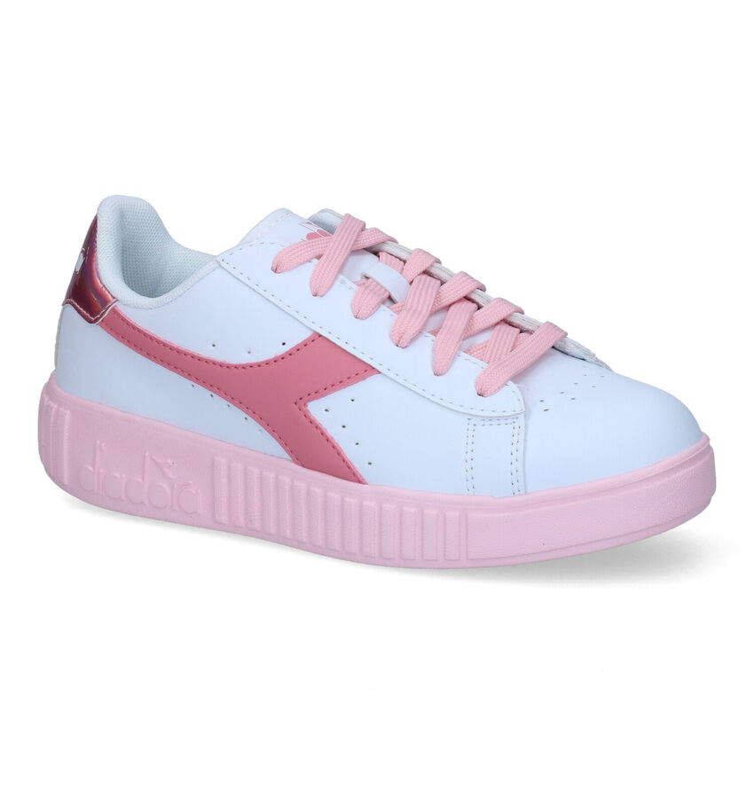 Diadora Game Step GS Witte Sneakers