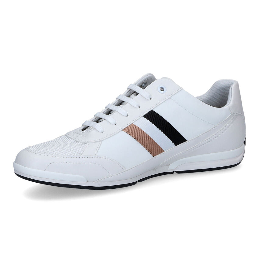 Hugo Boss Saturn Low Chaussures à lacets en Blanc