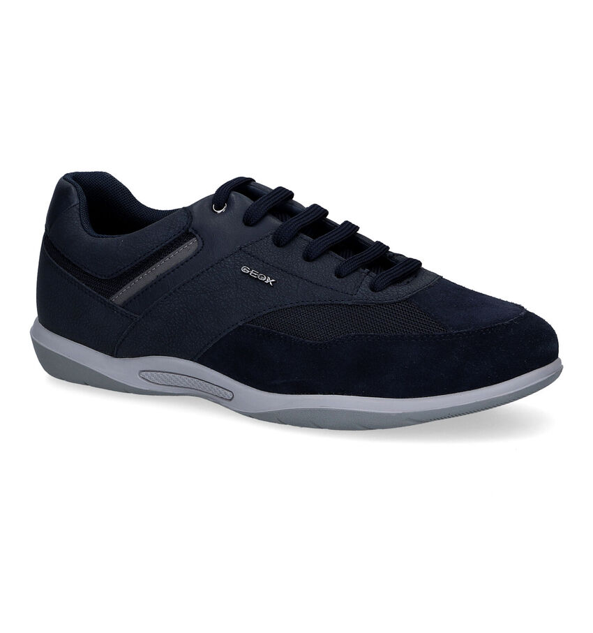 Geox Volere Blauwe Veterschoenen