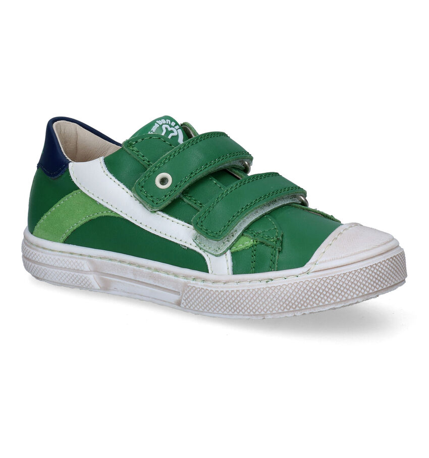 STONES and BONES Marro Groene Velcroschoenen