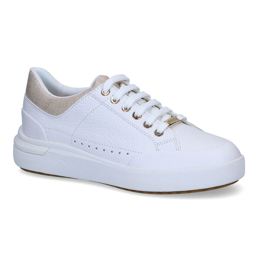 Geox Dalya Witte Veterschoenen