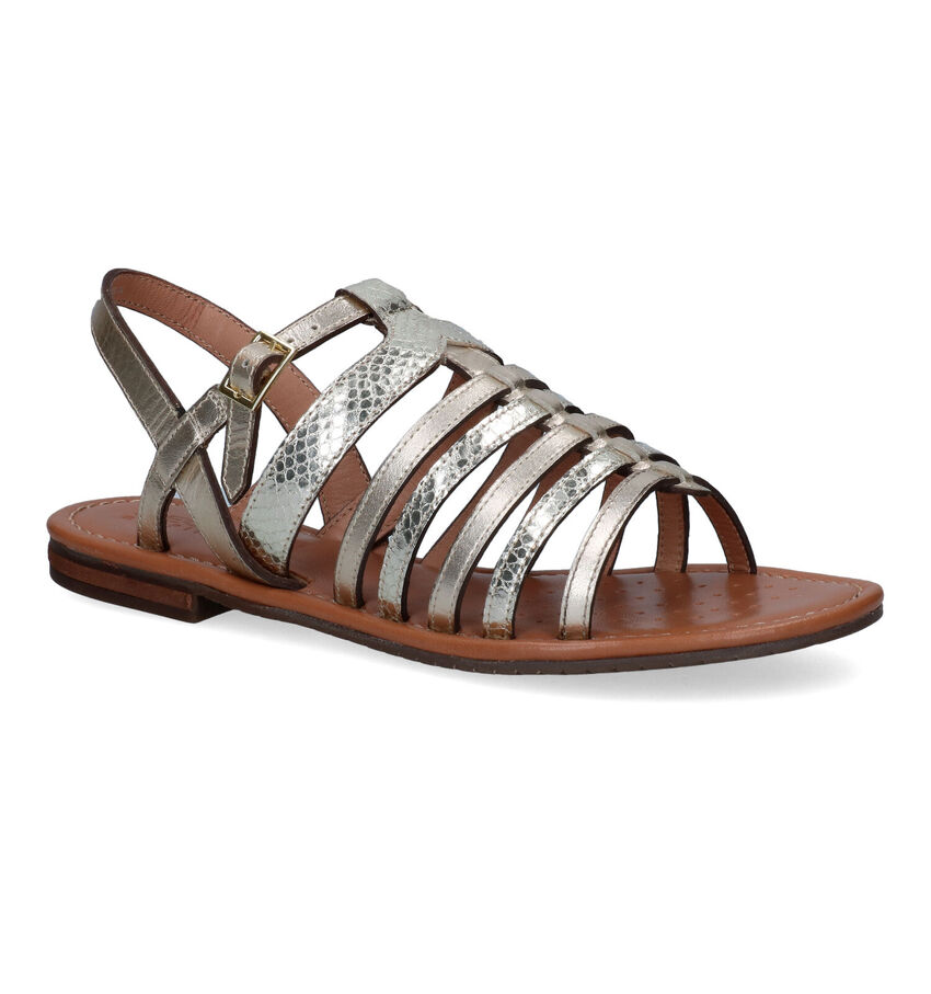 Geox Sozy Gouden Sandalen