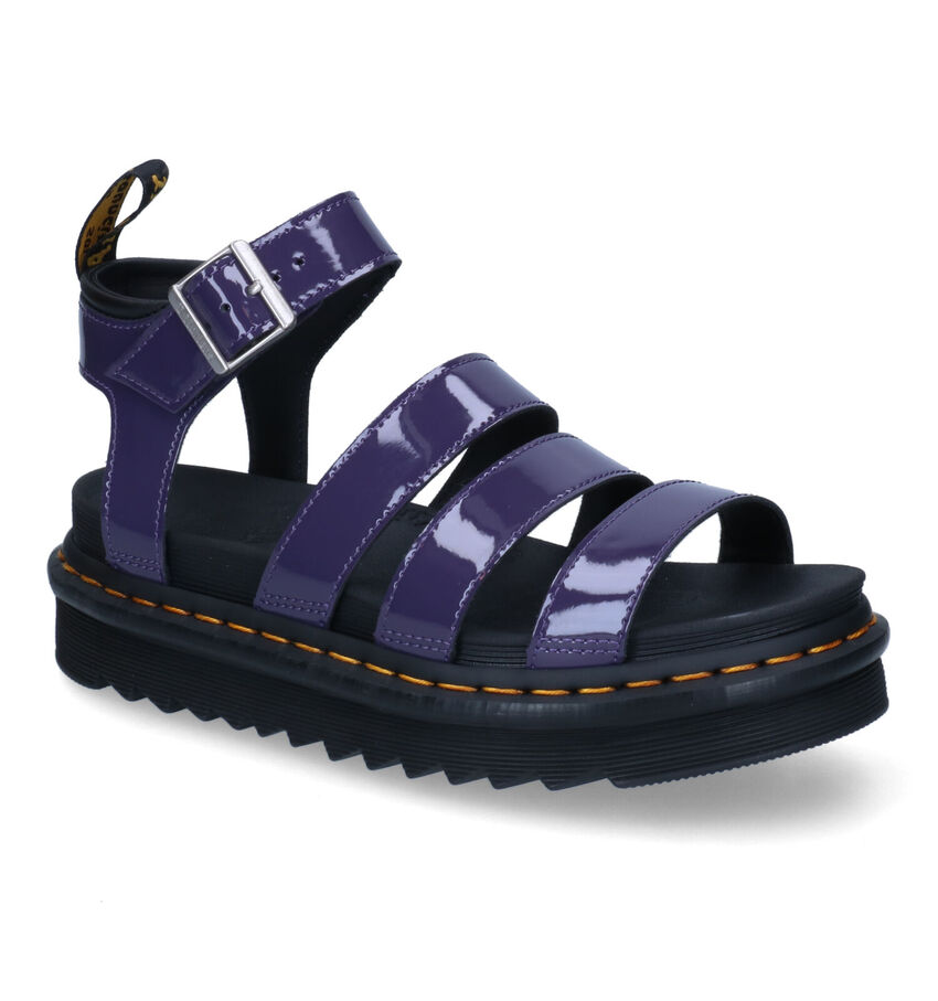 Dr. Martens Blaire Paarse Sandalen