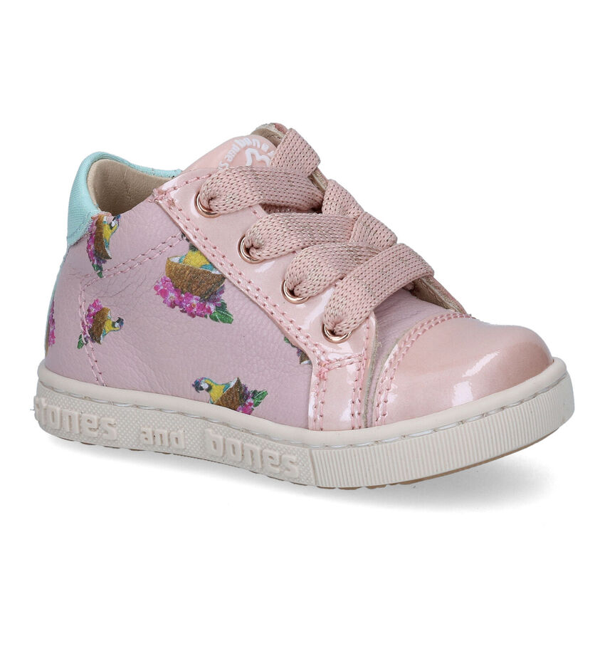 STONES and BONES Bema Roze Hoge Schoenen