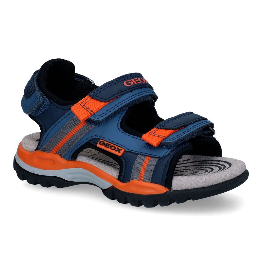 Geox Borealis Blauwe Sandalen