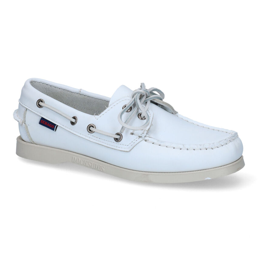 Sebabo Dockside Chaussures bateau en Blanc