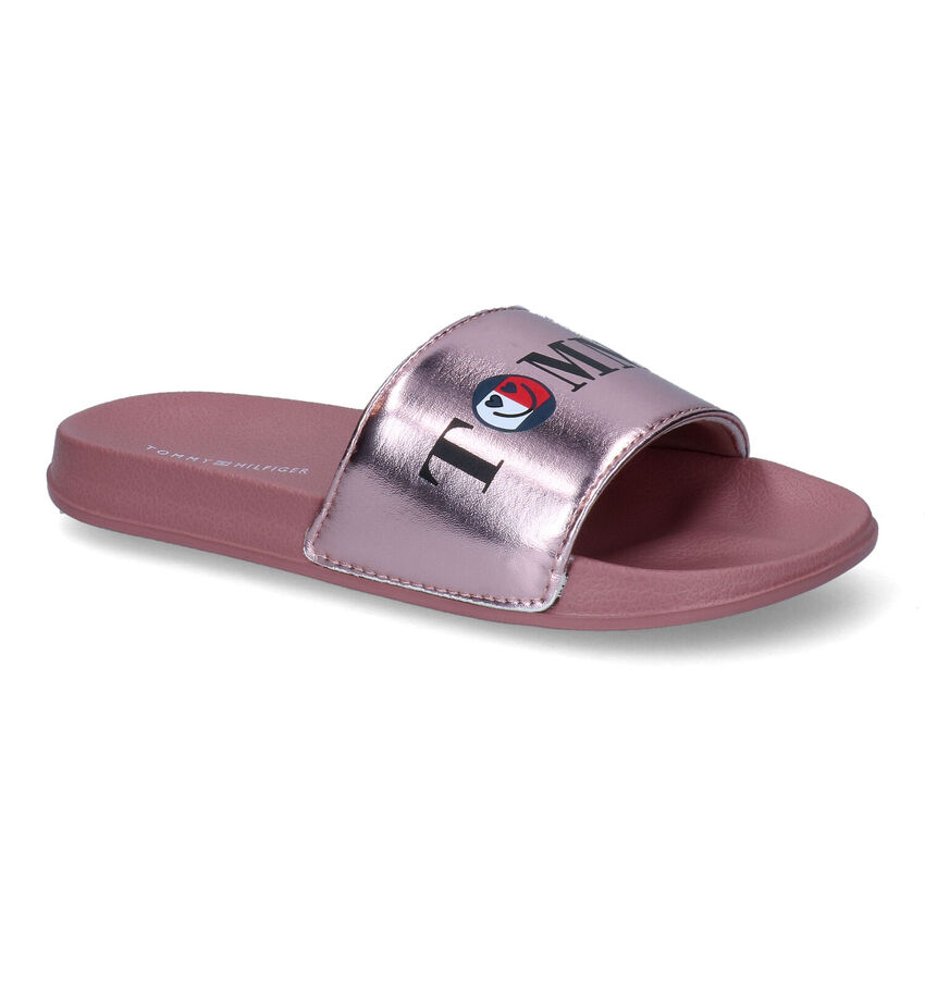 Tommy Hilfiger Claquettes en Or rose