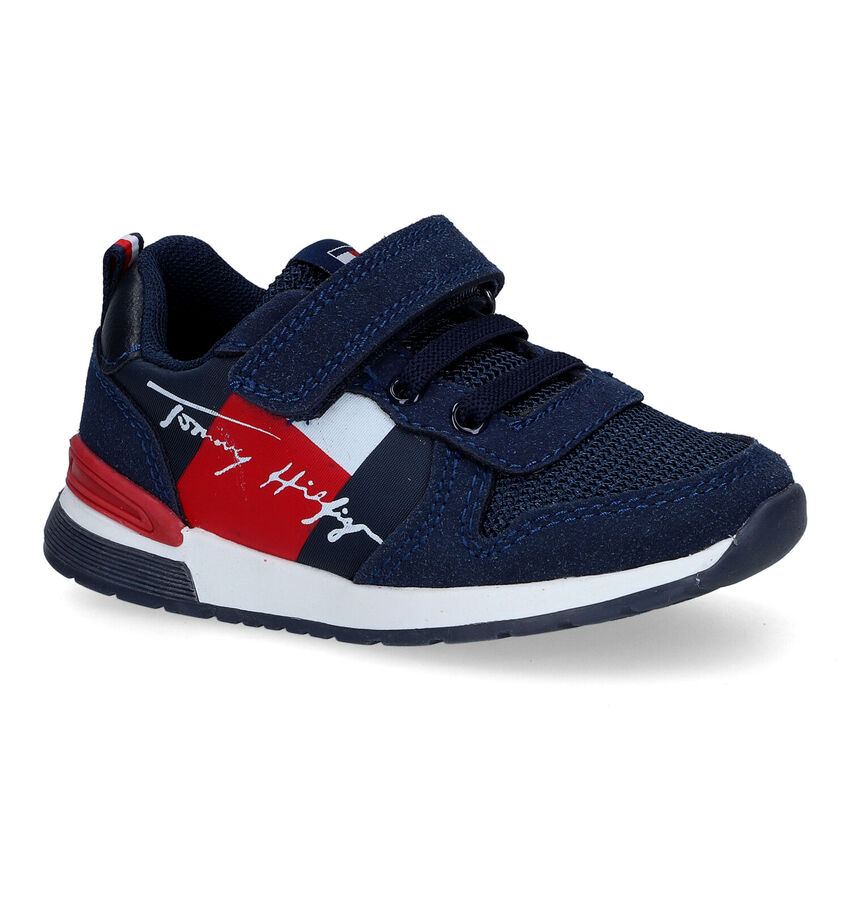 Tommy Hilfiger Baskets basses en Bleu foncé