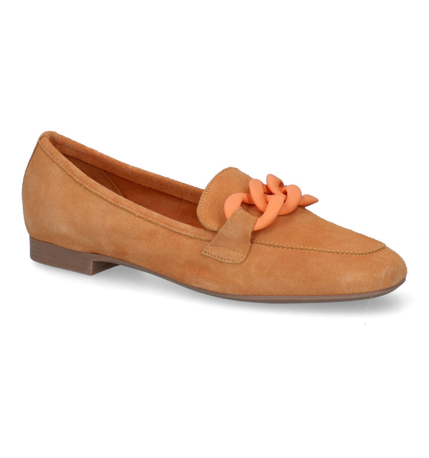 Signatur Loafers en Orange clair