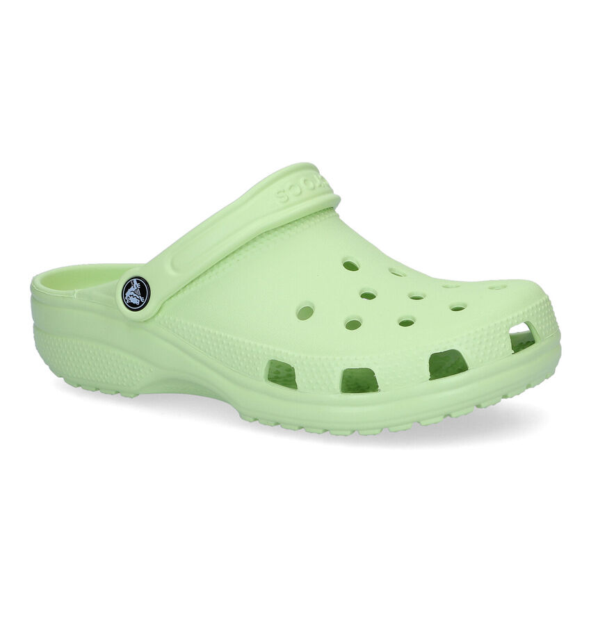 Crocs Classic Nu-pieds en Vert