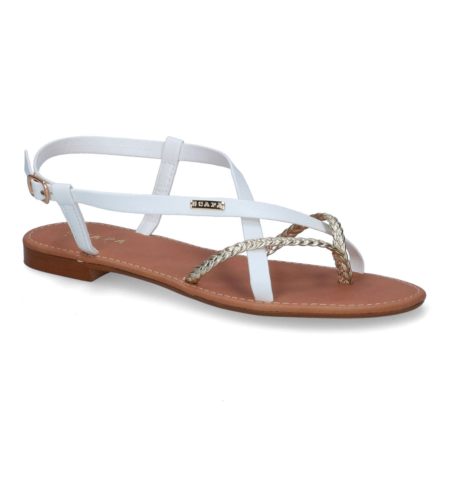 Scapa dames sandalen wit | Torfs