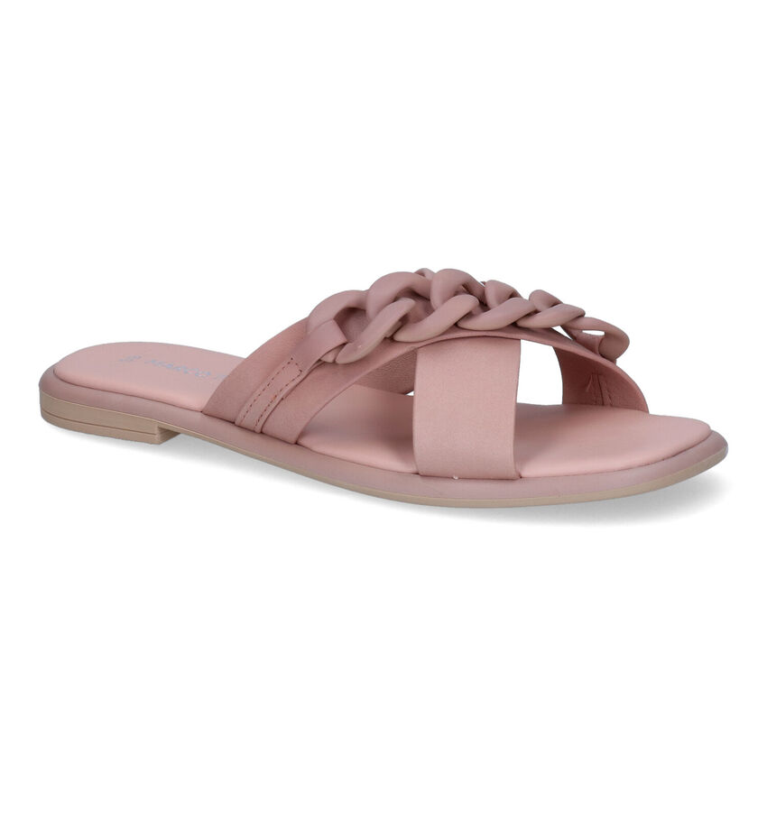 Marco Tozzi Nu-pieds plates en Rose