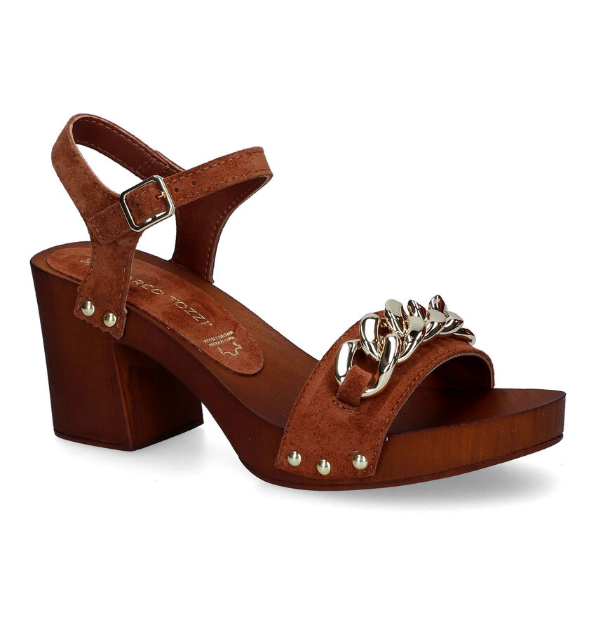 Marco Tozzi Cognac Sandalen